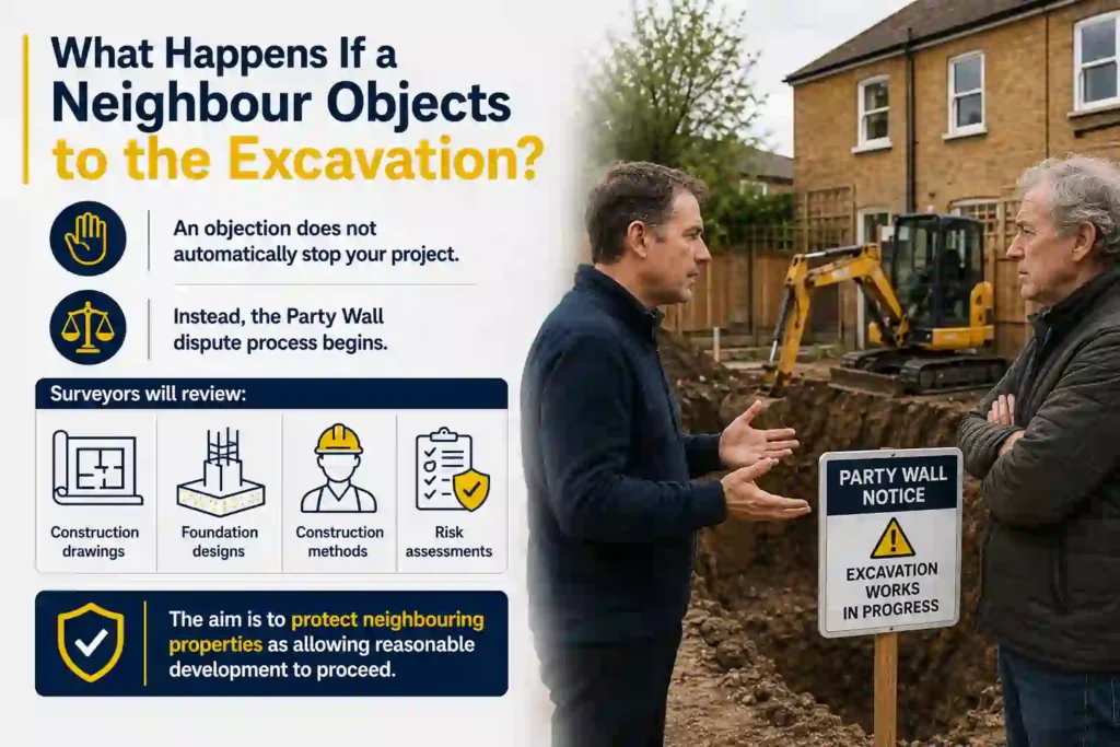 The Complete Guide to Section 6 Excavation Notices 3 What Happens If a Neighbour Objects to the Excavation Bury-st-Edmunds