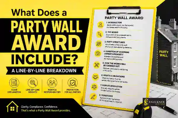 Party Wall Awards Explained Line-by-Line: What Property Owners and Neighbours Need to Know 1 What Does a Party Wall Award Include? A Line-by-Line Breakdown Bury-st-Edmunds